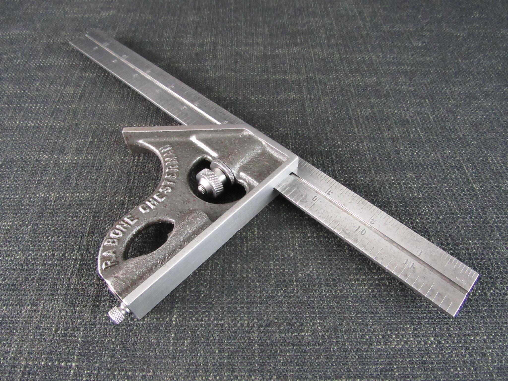 RABONE CHESTERMAN Combination Square - 12 inch *SOLD*