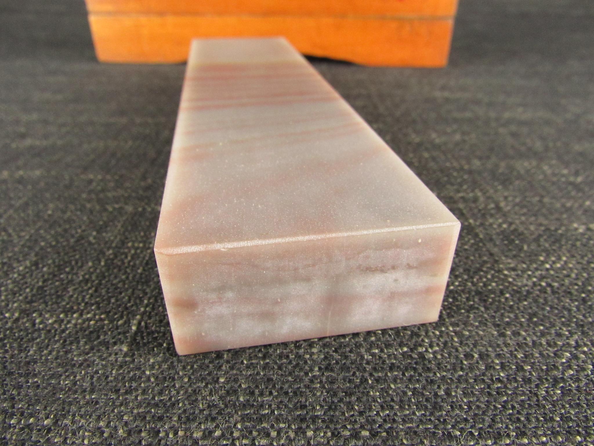 Natural NORTON HB8 Hard Arkansas Oil Stone Sharpening Stone with Red
