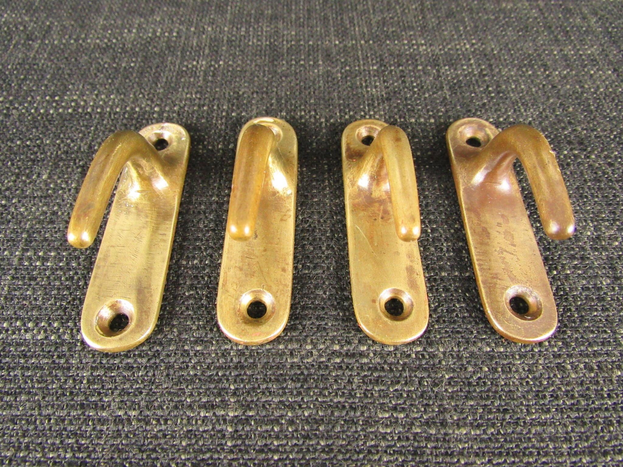 4 Vintage Brass Hooks *SOLD*