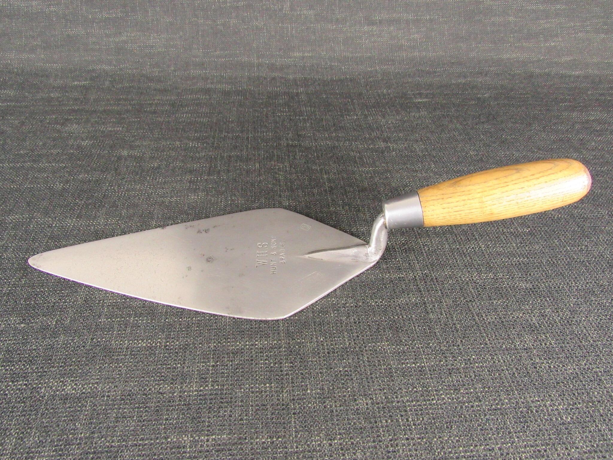 Vintage Left Handed WHS BRADES 2030 Bricklayers Trowel 10 inch SOLD