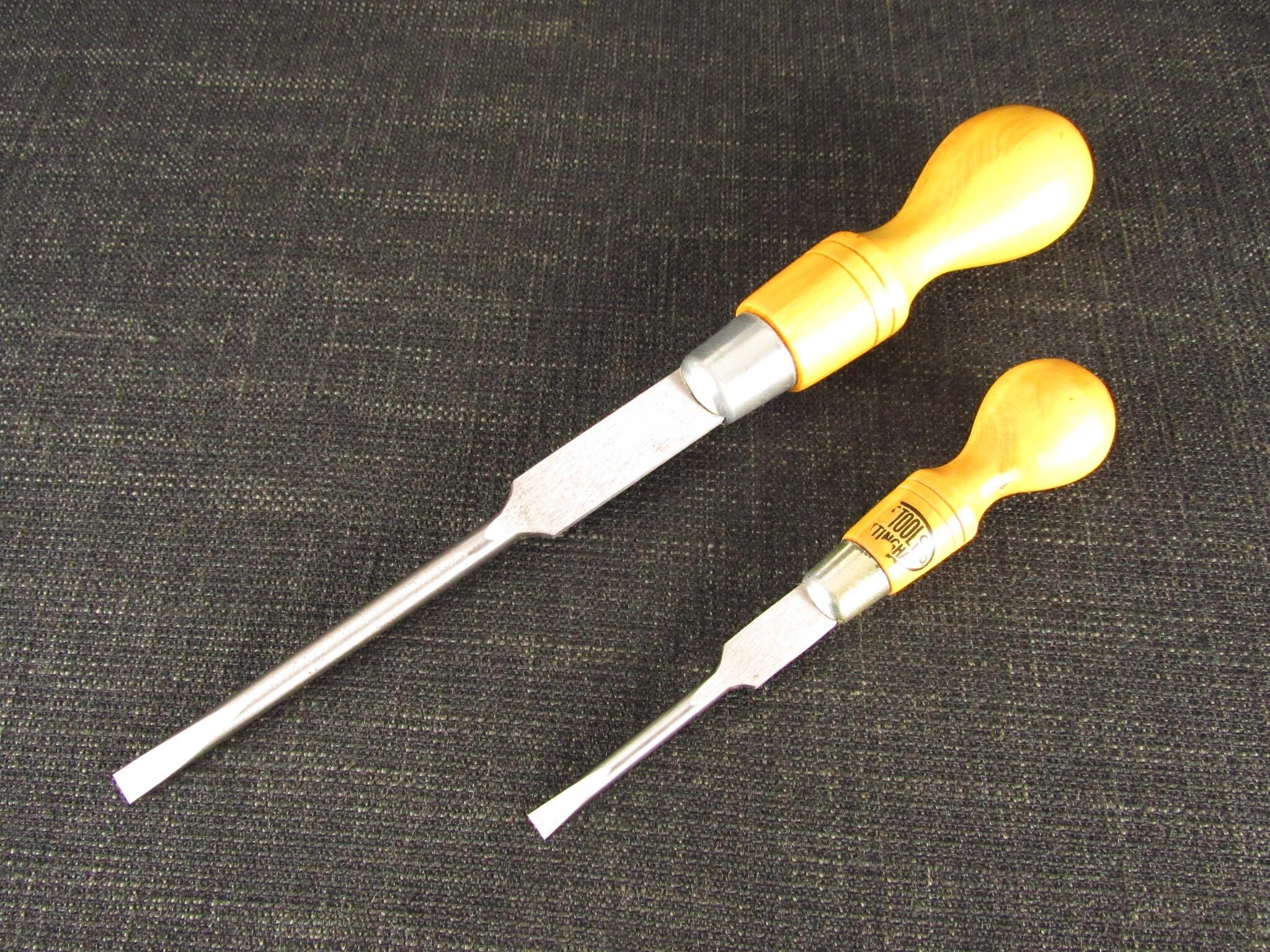Pair of MARPLES Boxwood Handled Cabinet Screwdrivers - Unused *SOLD*