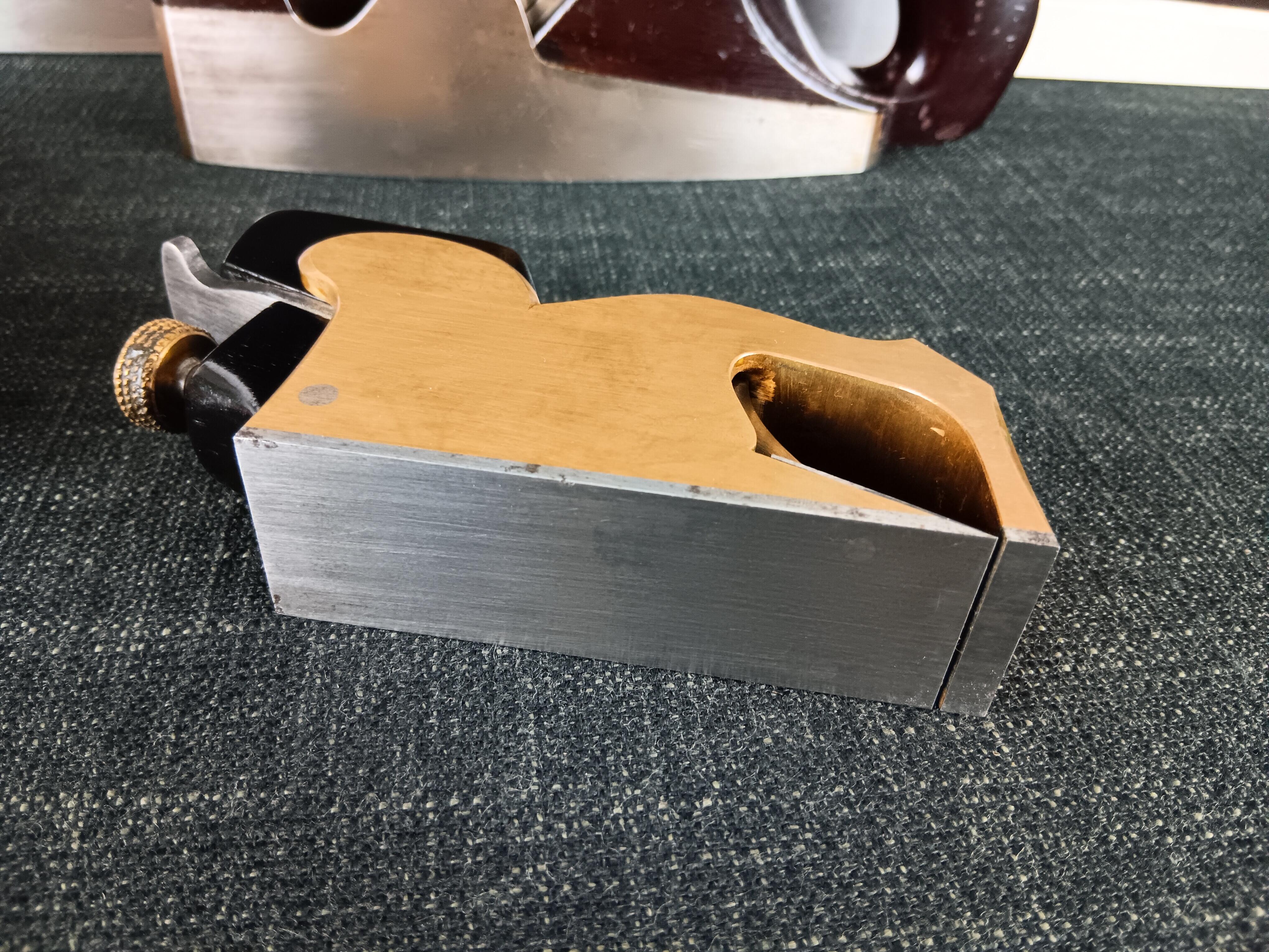 NORRIS A27 Adjustable Gunmetal Steel Soled Bullnose Plane