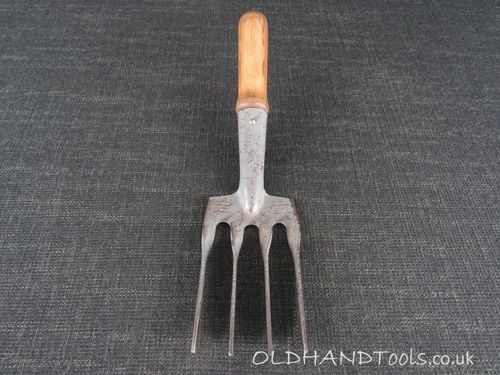 Vintage Garden Hand Fork - MADE IN ENGLAND - Grey