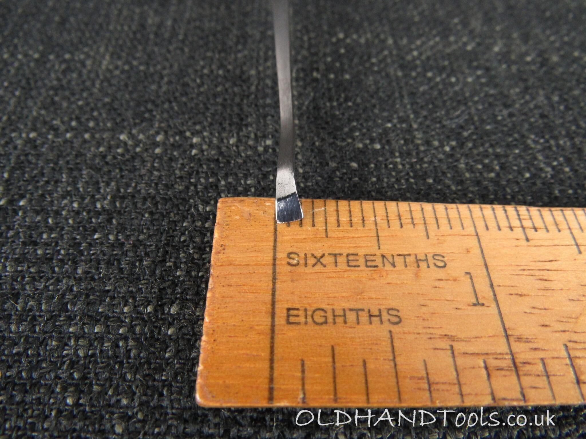 1/8 inch SJ ADDIS No 1 Spoon Carving Chisel - 3mm