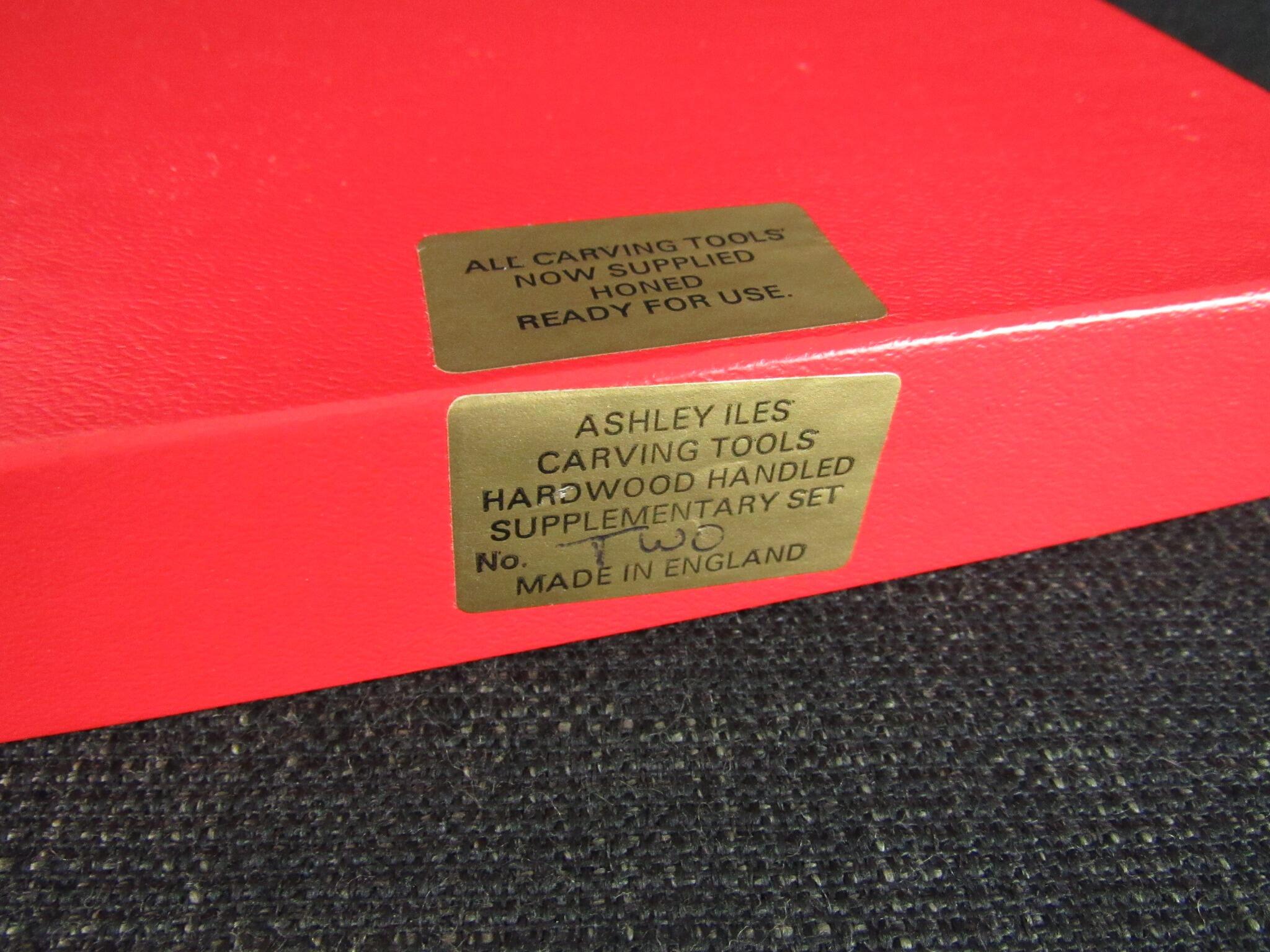 ASHLEY ILES Supplementary Set 2 of 6 Carving Tools - Unused