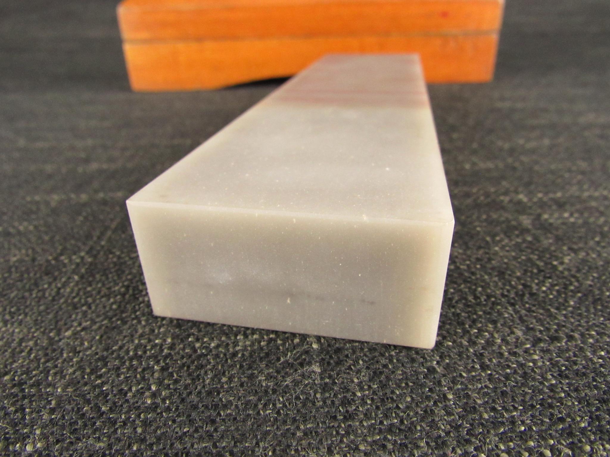 Natural NORTON HB8 Hard Arkansas Oil Stone Sharpening Stone with Red