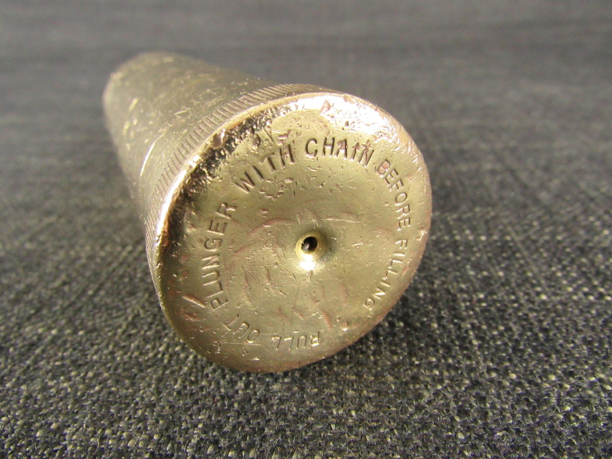 Vintage ENOTS No 1a Brass Grease Gun *SOLD*