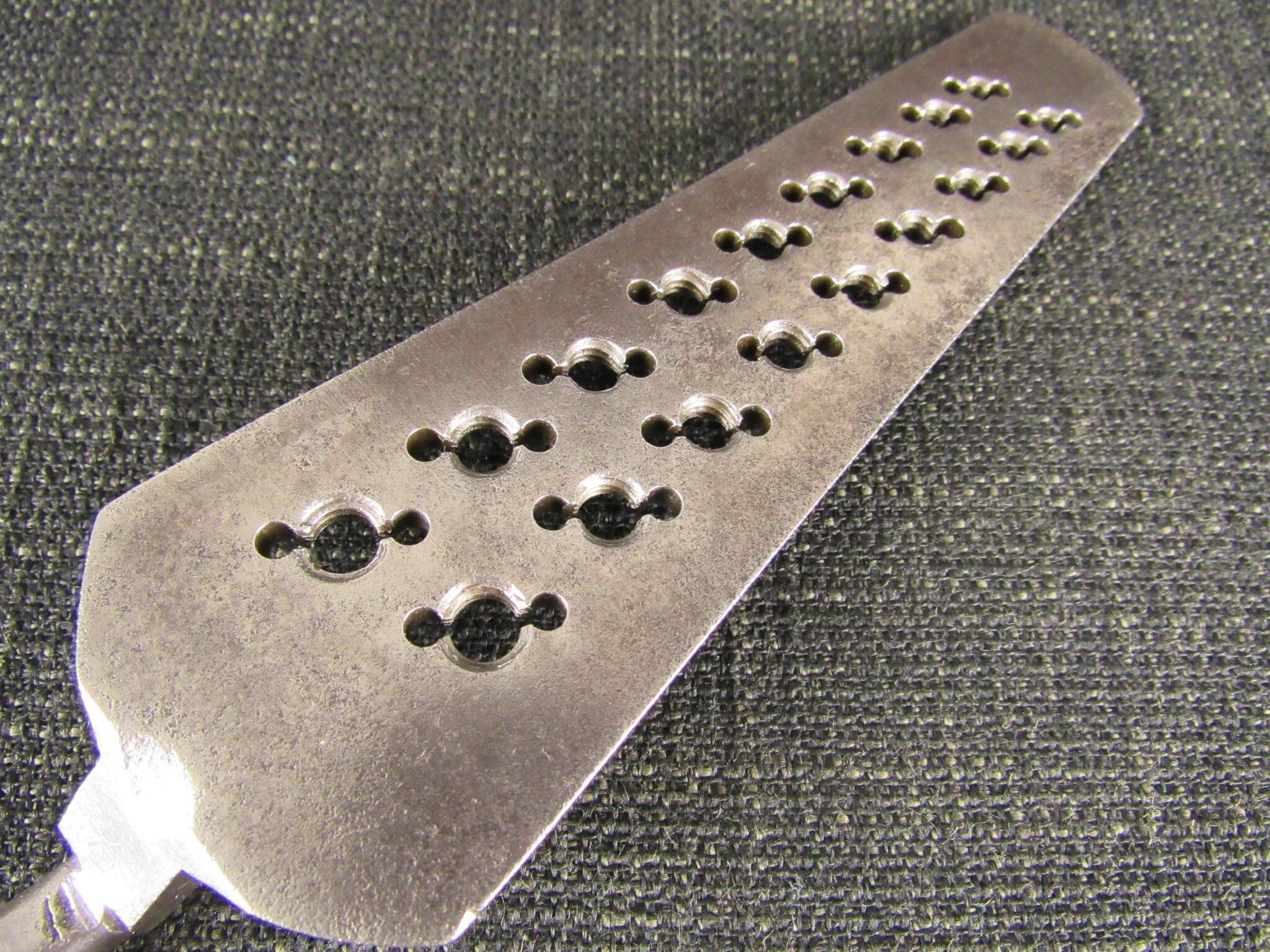 Watch or Clock Makers Screw Plate *SOLD*