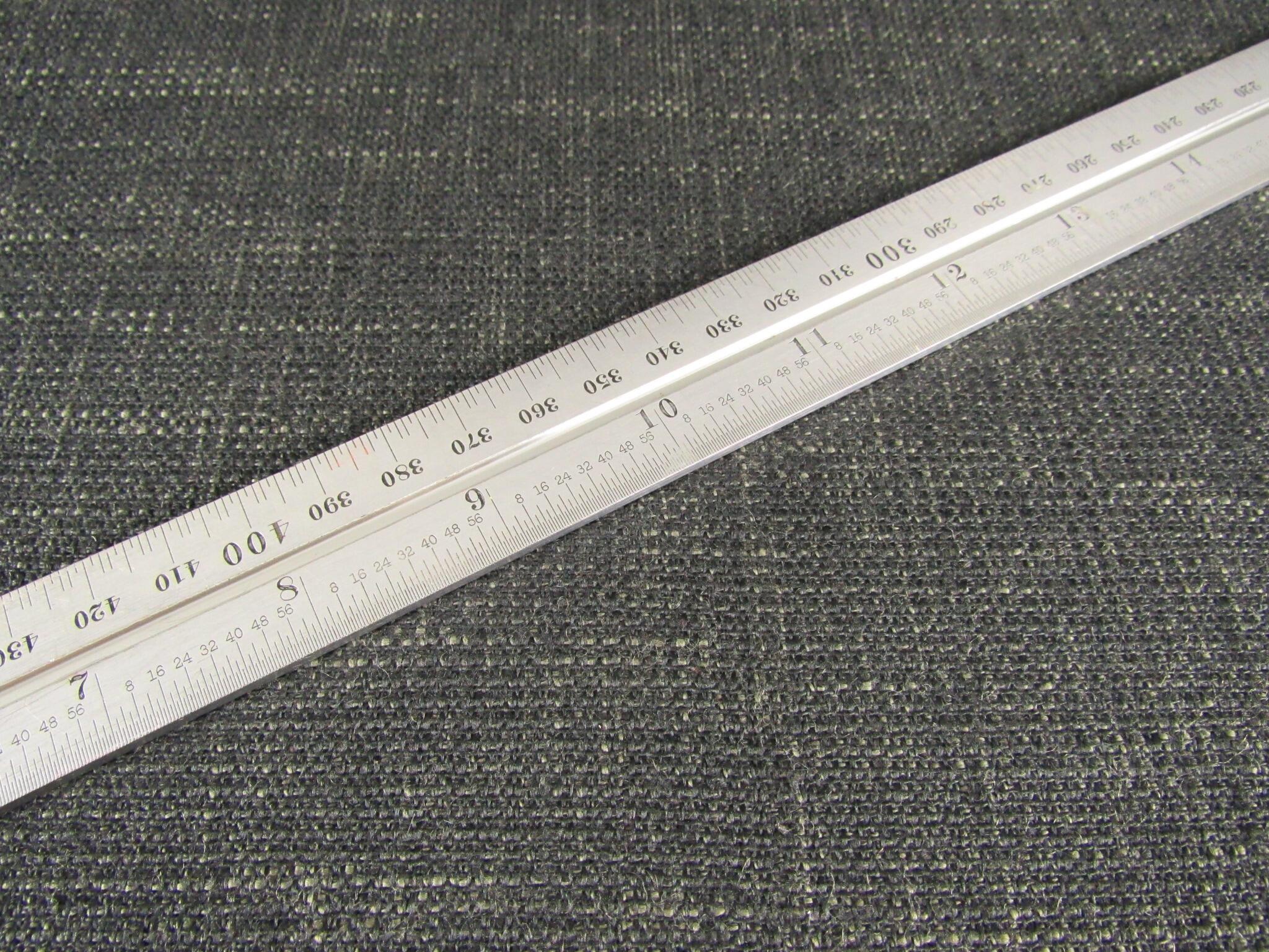 Steel Rrule 600mm & 23 1/2 inch STARRETT Combination Square Steel Rule - B600-36 *SOLD*