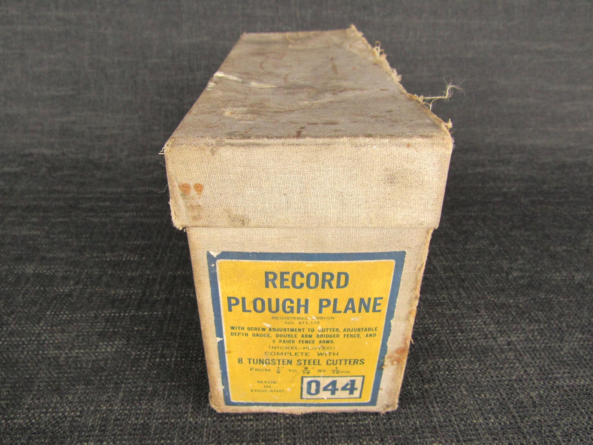 Early Record 044 Plough Plane & Ephemera *sold*