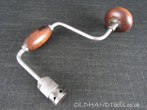 Vintage Swing Brace with Unusual Chuck - Bit Brace
