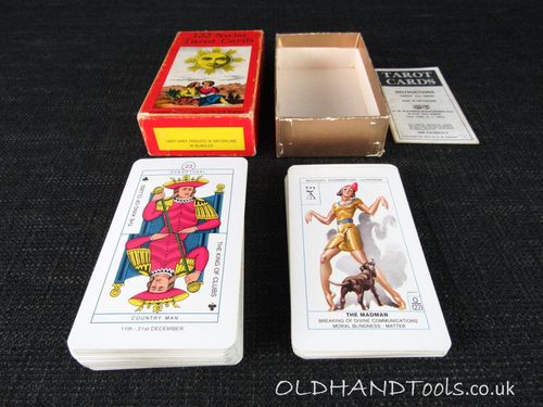 Vintage Pack of 1JJ Swiss Tarot Cards by AG MULLER