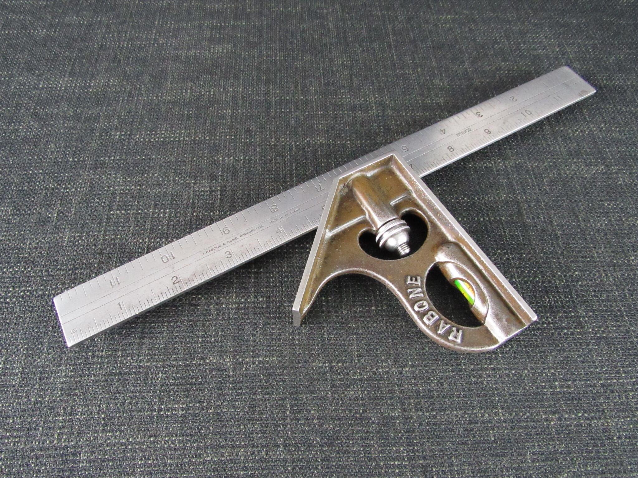 Pais Rabone RABONE 1902 Combination Square - 12 inch *SOLD*