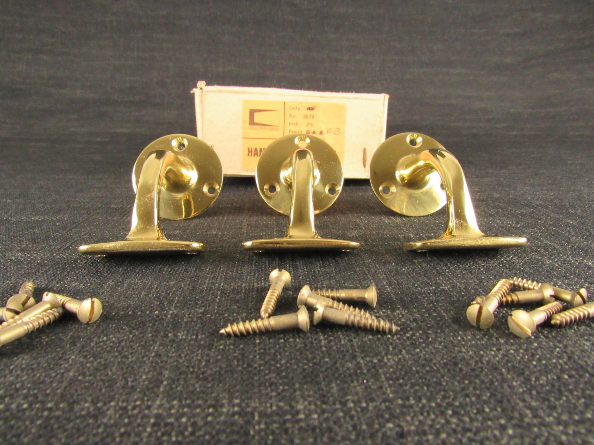 CLIFFORD Brass Handrail Brackets