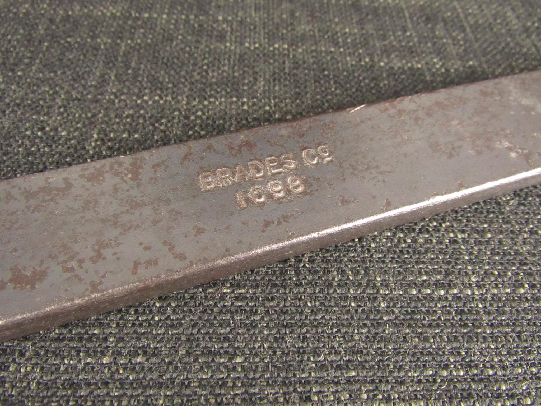 Vintage BRADES Slaters Block Iron or Anvil