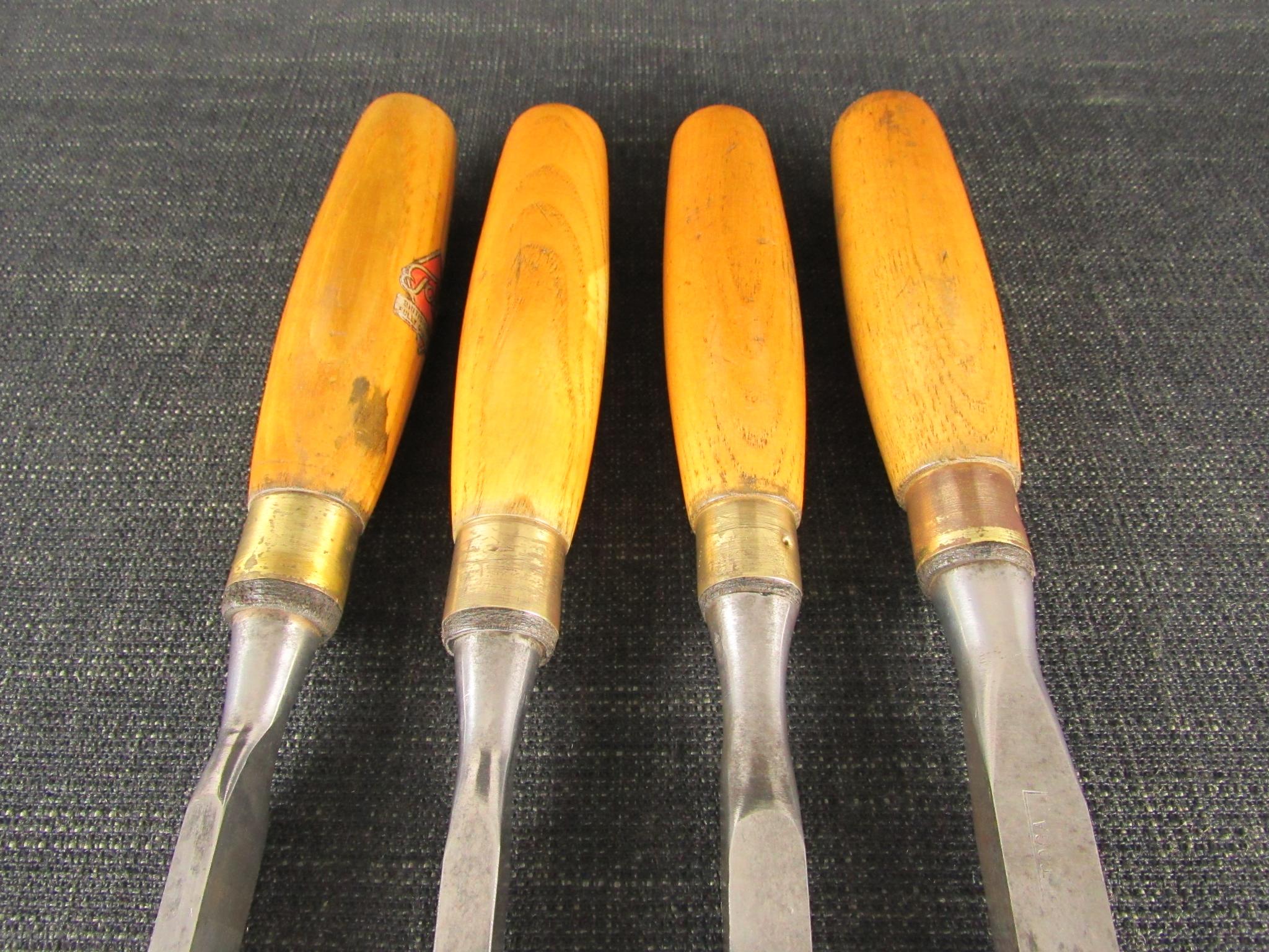 Set of 4 TOGA Mortice Chisels *SOLD*