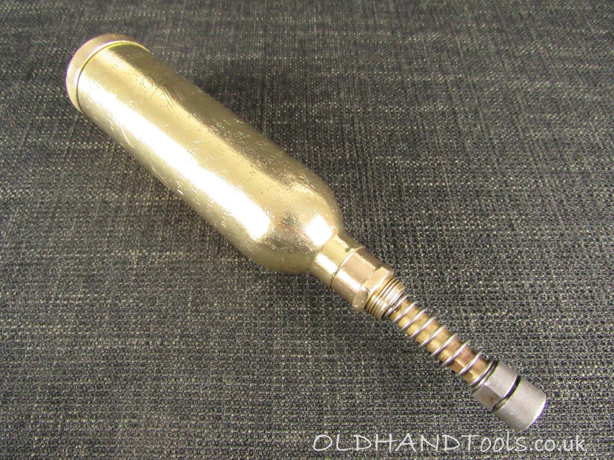 Vintage Brass TECALEMIT Grease Gun *SOLD*