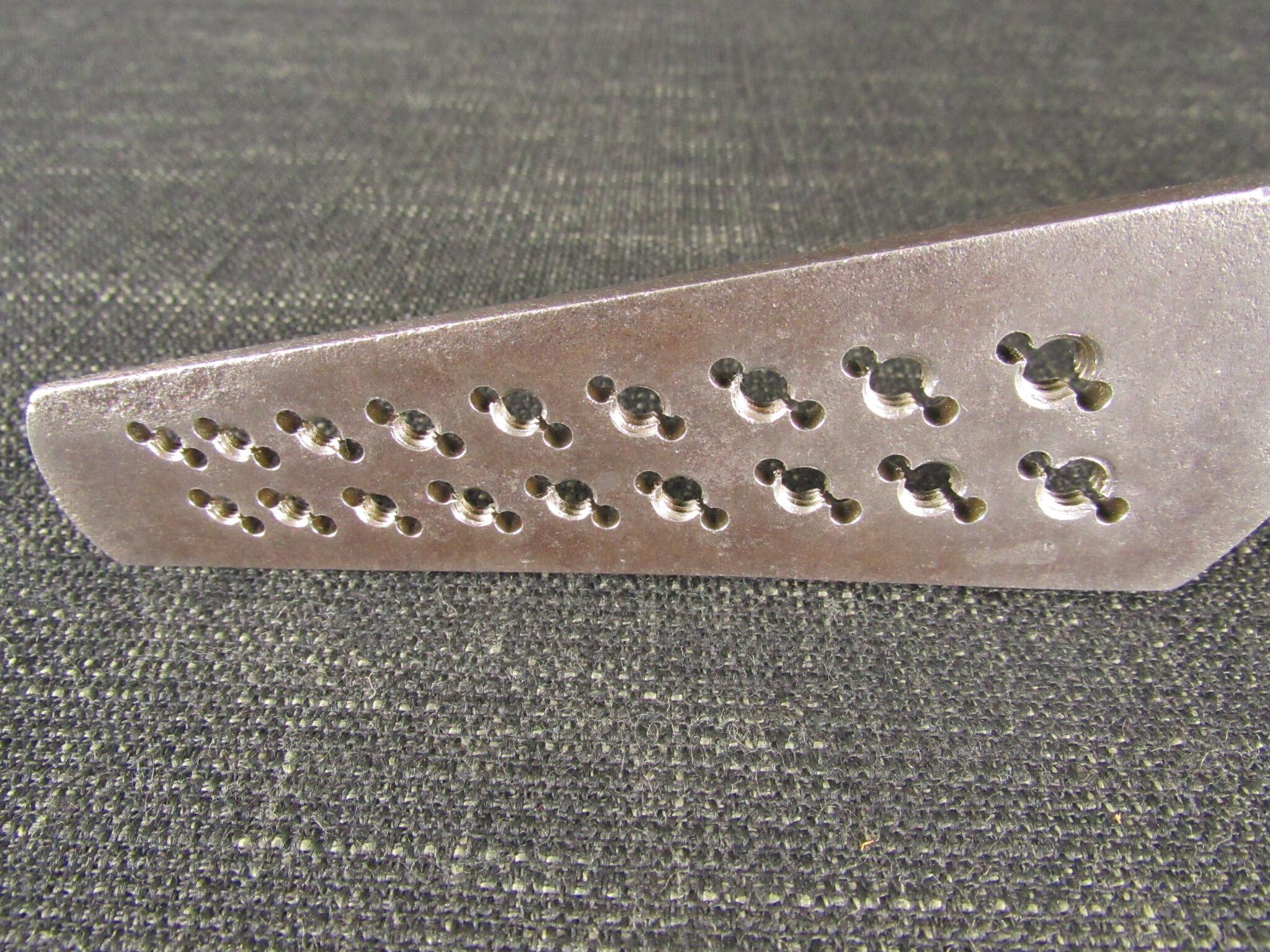 Watch or Clock Makers Screw Plate *SOLD*