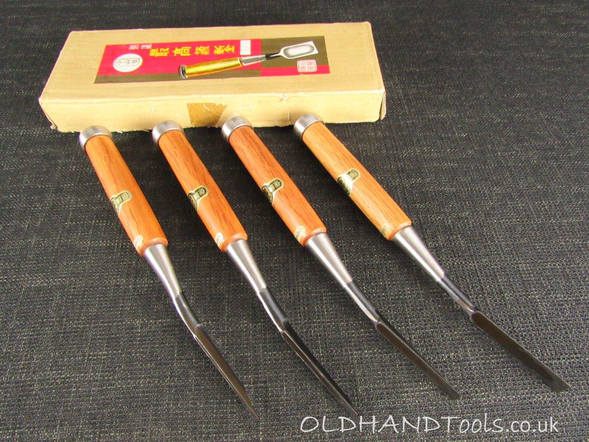 Set of 4 Japanese Chisels Oyama City *SOLD*