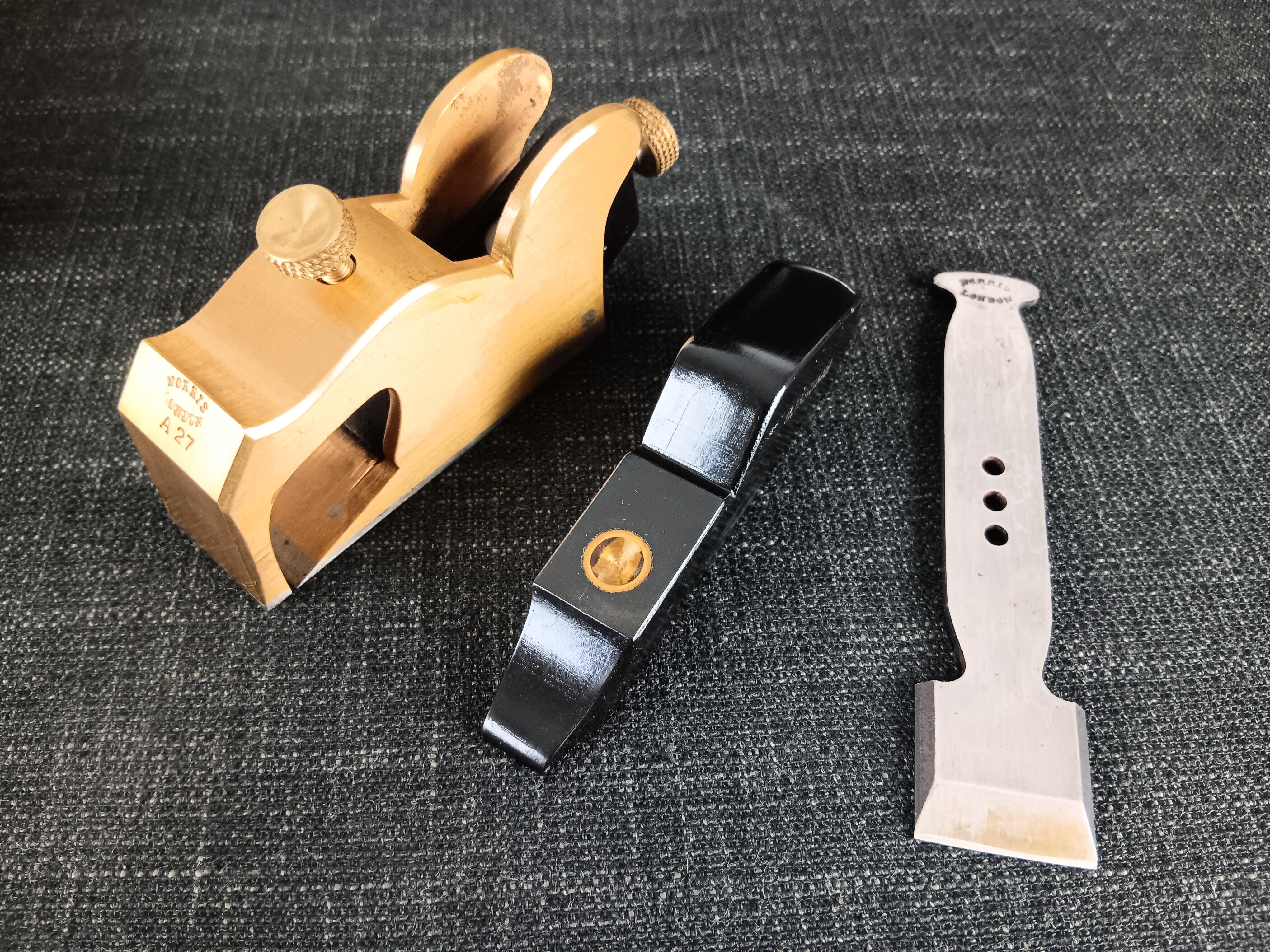 NORRIS A27 Adjustable Gunmetal Steel Soled Bullnose Plane