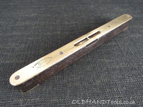 EDWARD PRESTON Ebony Spirit Level - 9 inch