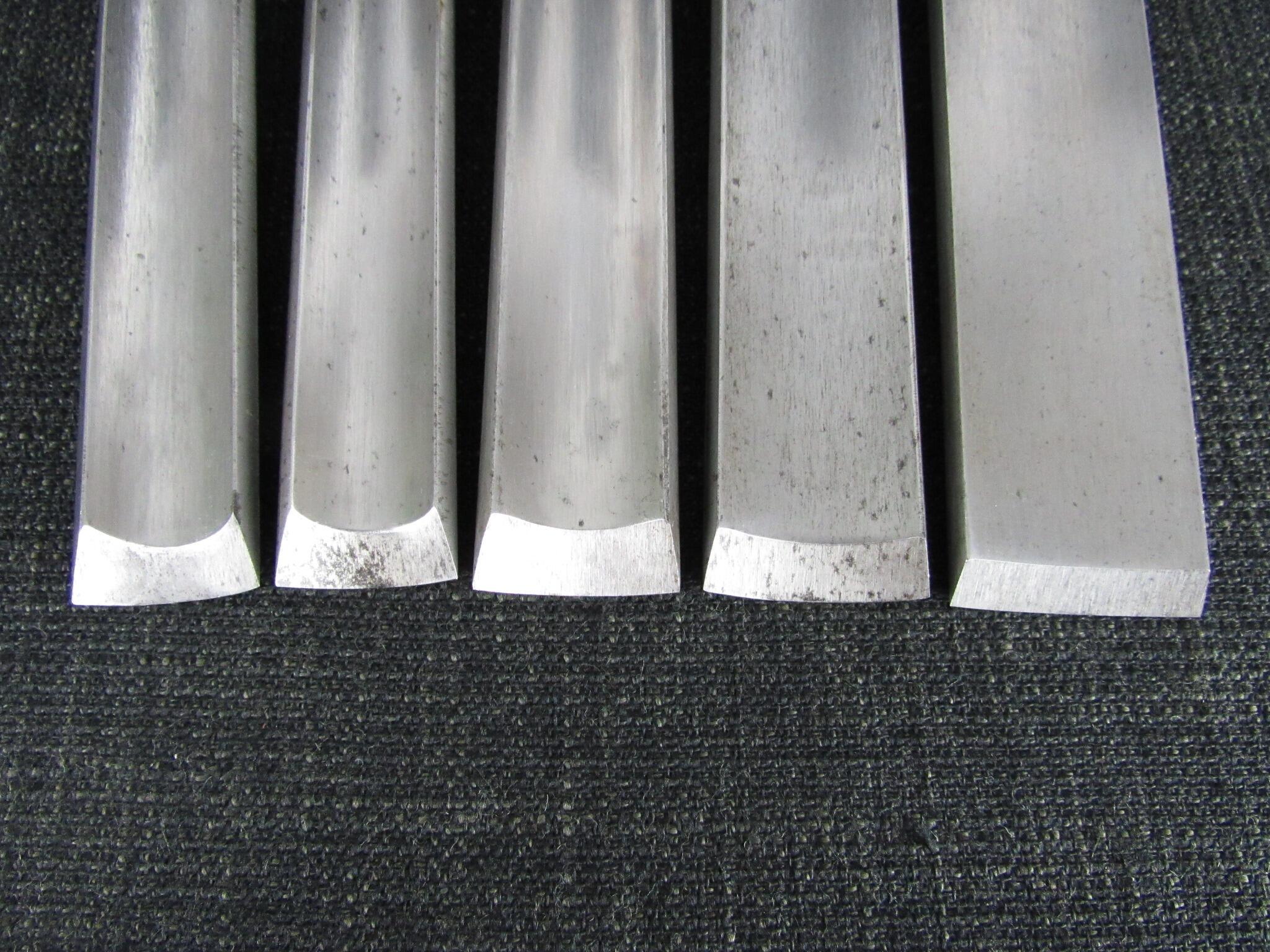 5 Unused MARPLES Paring Gouges with Boxwood Handles *SOLD*