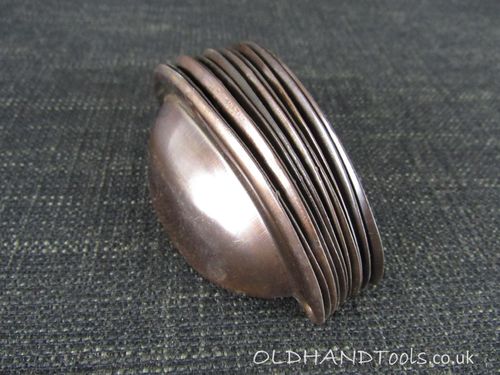 11 Rolled Edge Cup Handle Drawer Pulls
