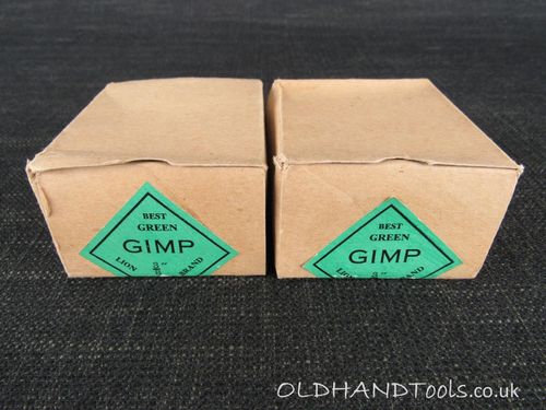 2 Boxes of Vintage LION Brand Gimp Pins - 3/8 inch Green