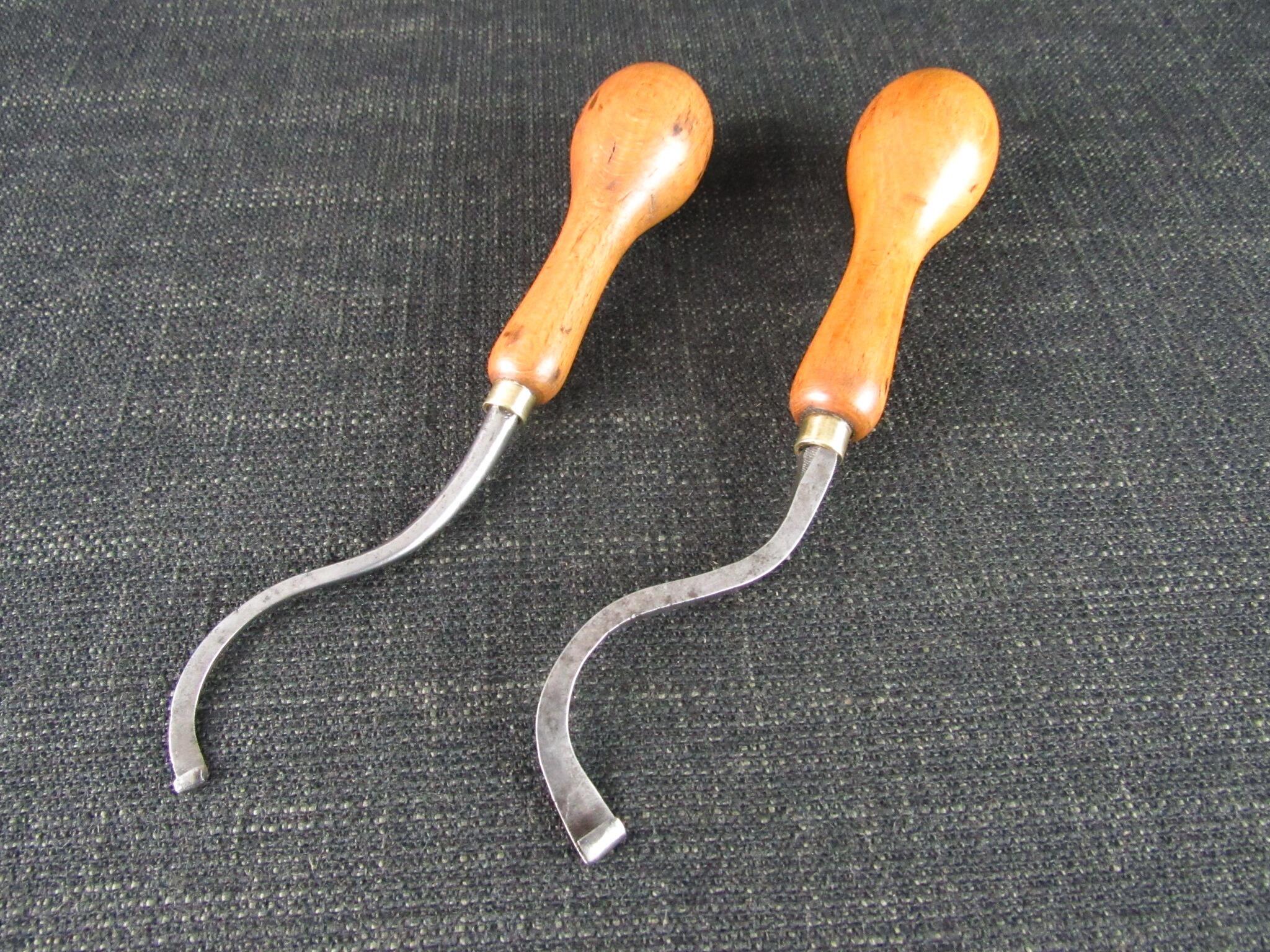 2 Wooden Handled Race Tools