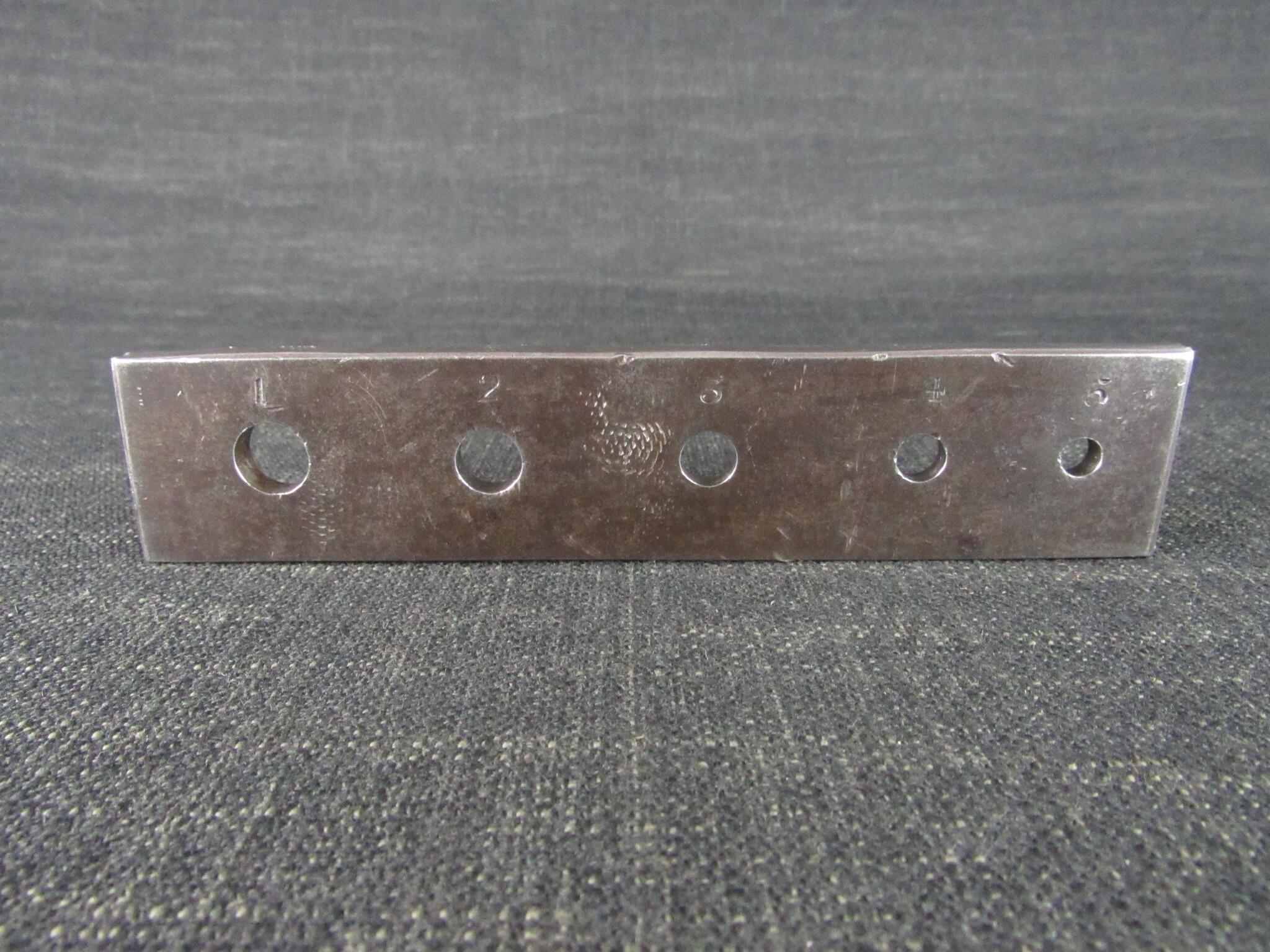 Vintage Dowel Plate - 5 Hole