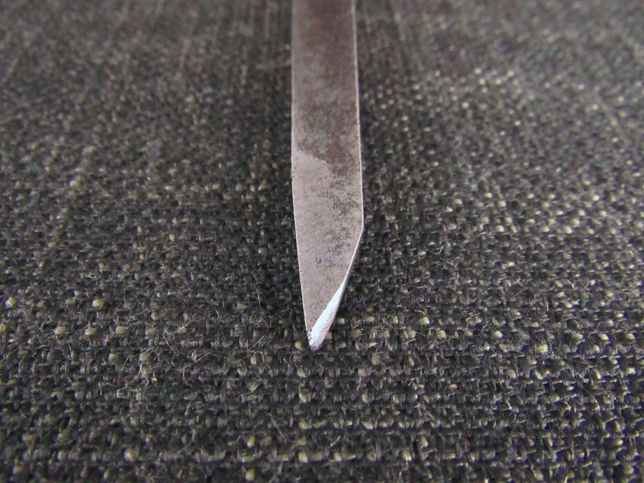 Early GREEN Mortice Chisel - 1/8 inch - Pig Sticker - for restoration