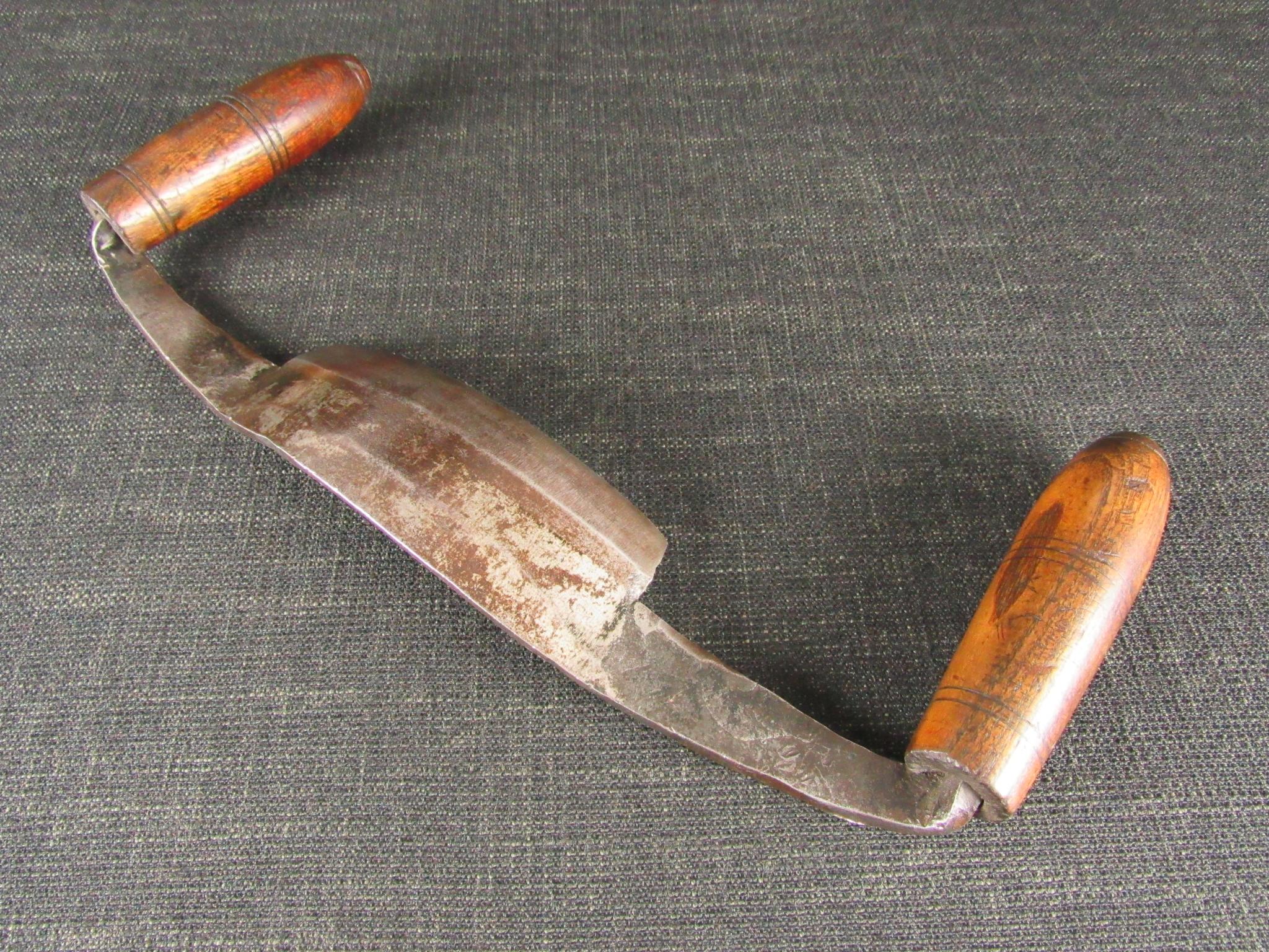 WILLIAM GREAVES Coopers Drawknife or Hollowing Knife *SOLD*