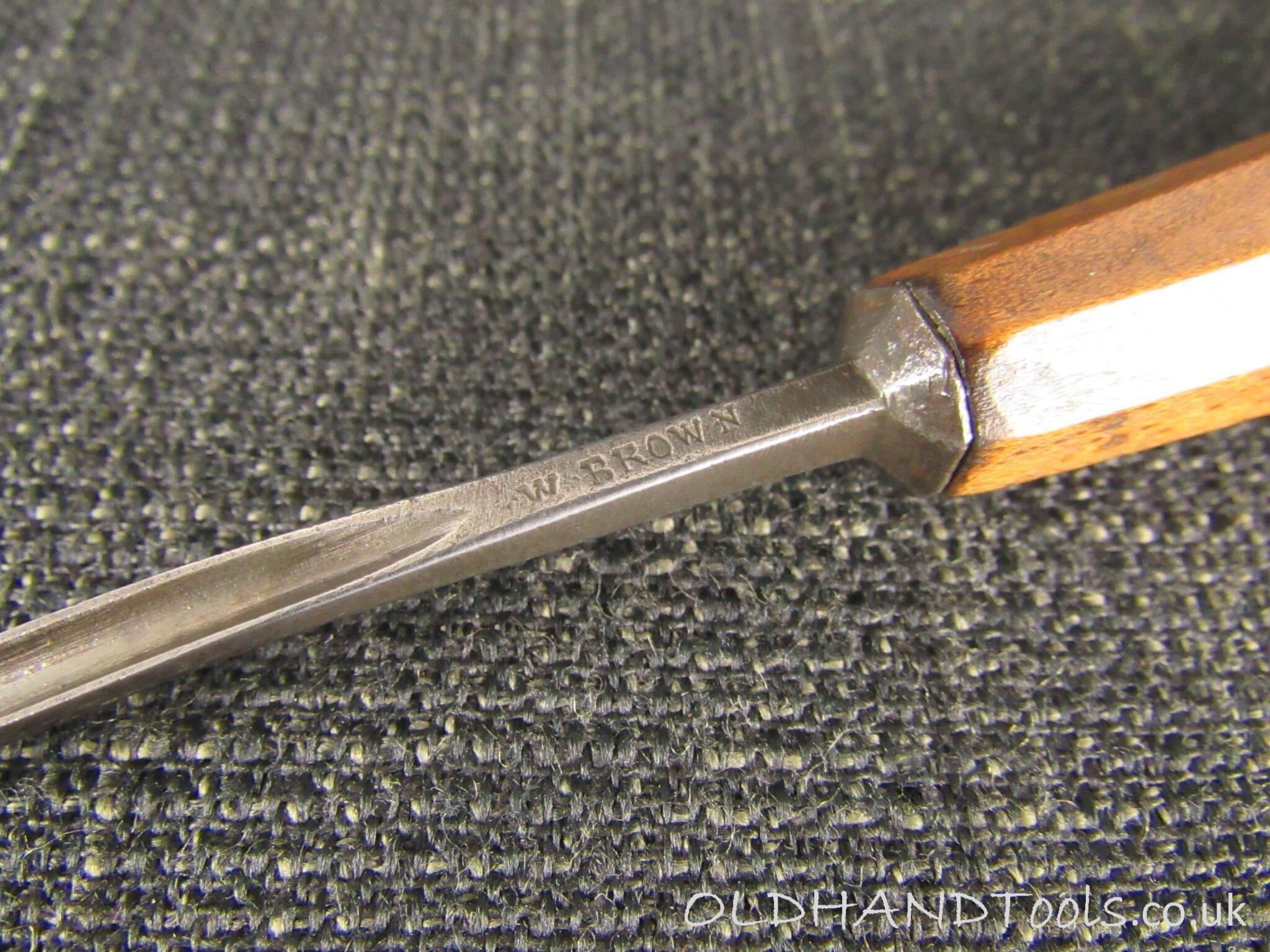 W BROWN Curved Carving Gouge