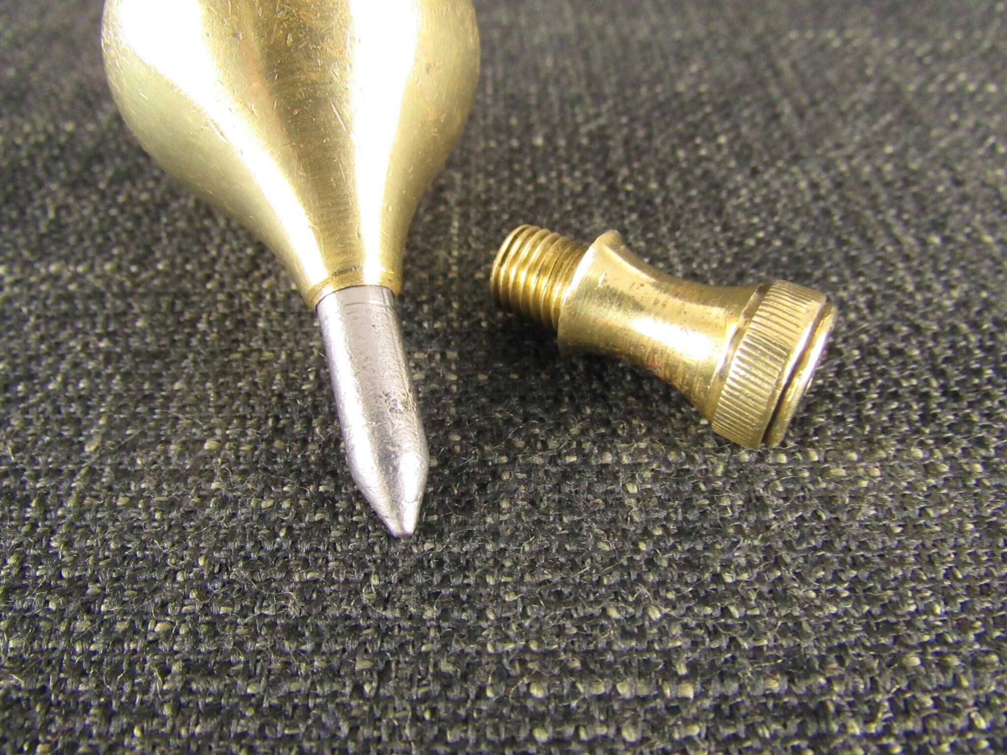No.3 Brass Plumb Bob with Steel Tip *SOLD*