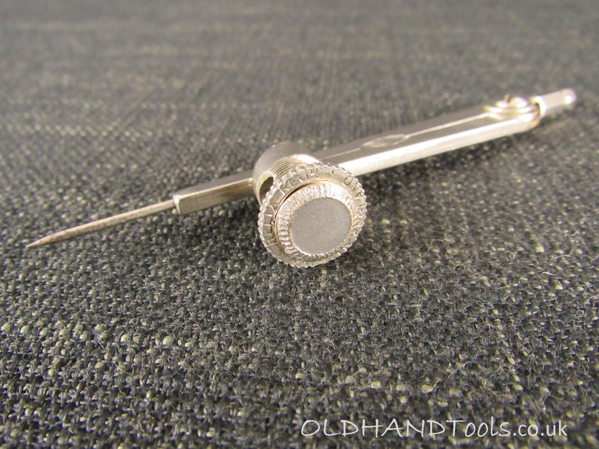 HELIX Nickel Plated Brass Compass *SOLD*