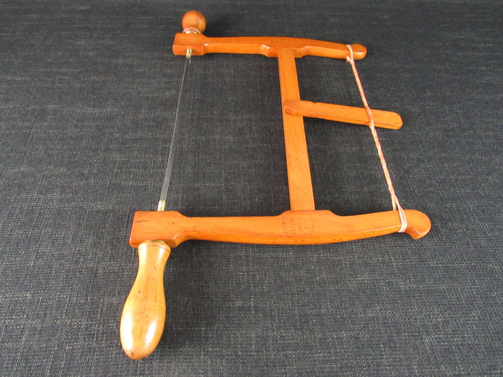 MARPLES Wooden Bow Saw with Military Marks