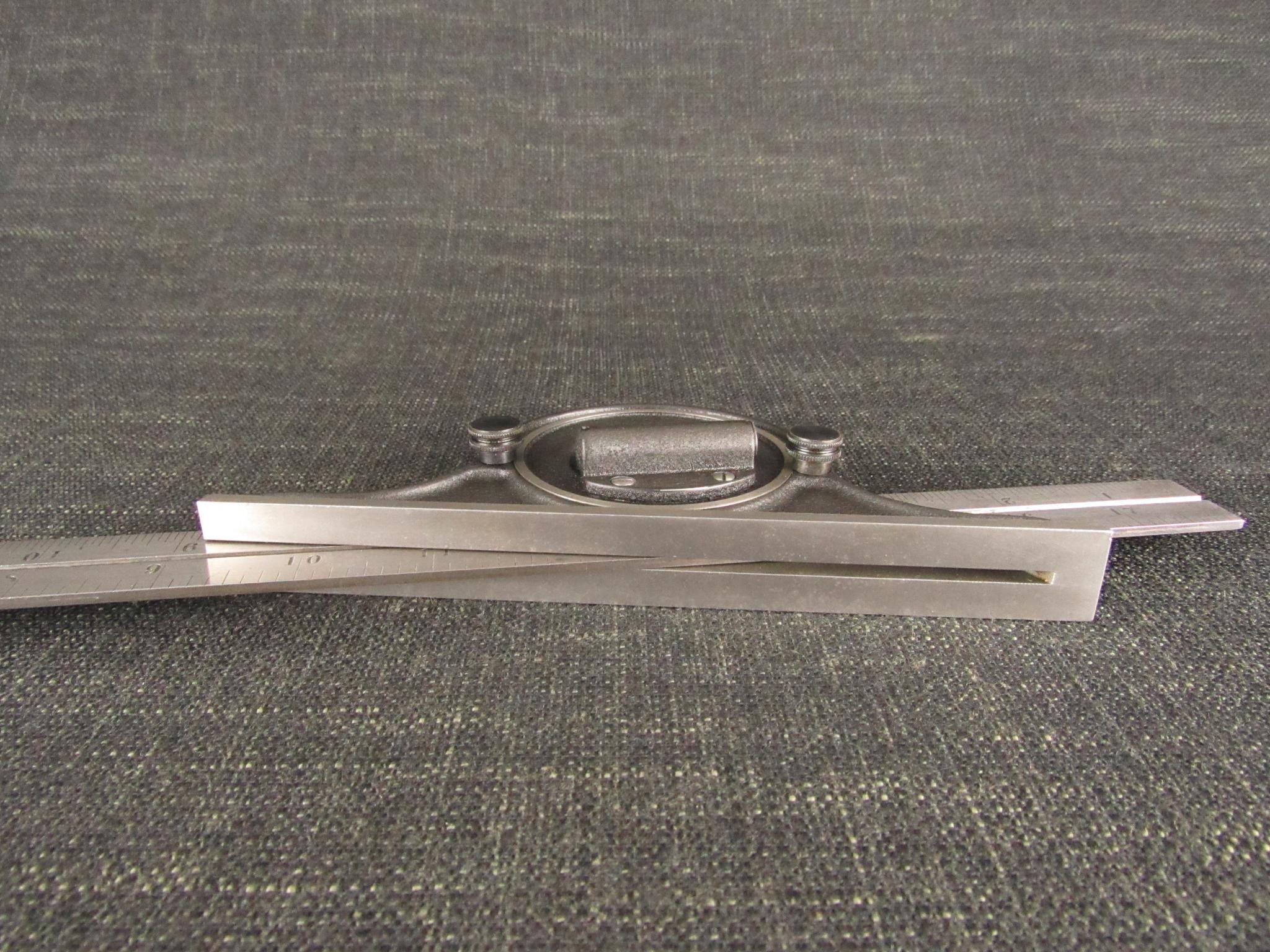 STARRETT 491 Bevel Protractor with 18" Rule *SOLD*