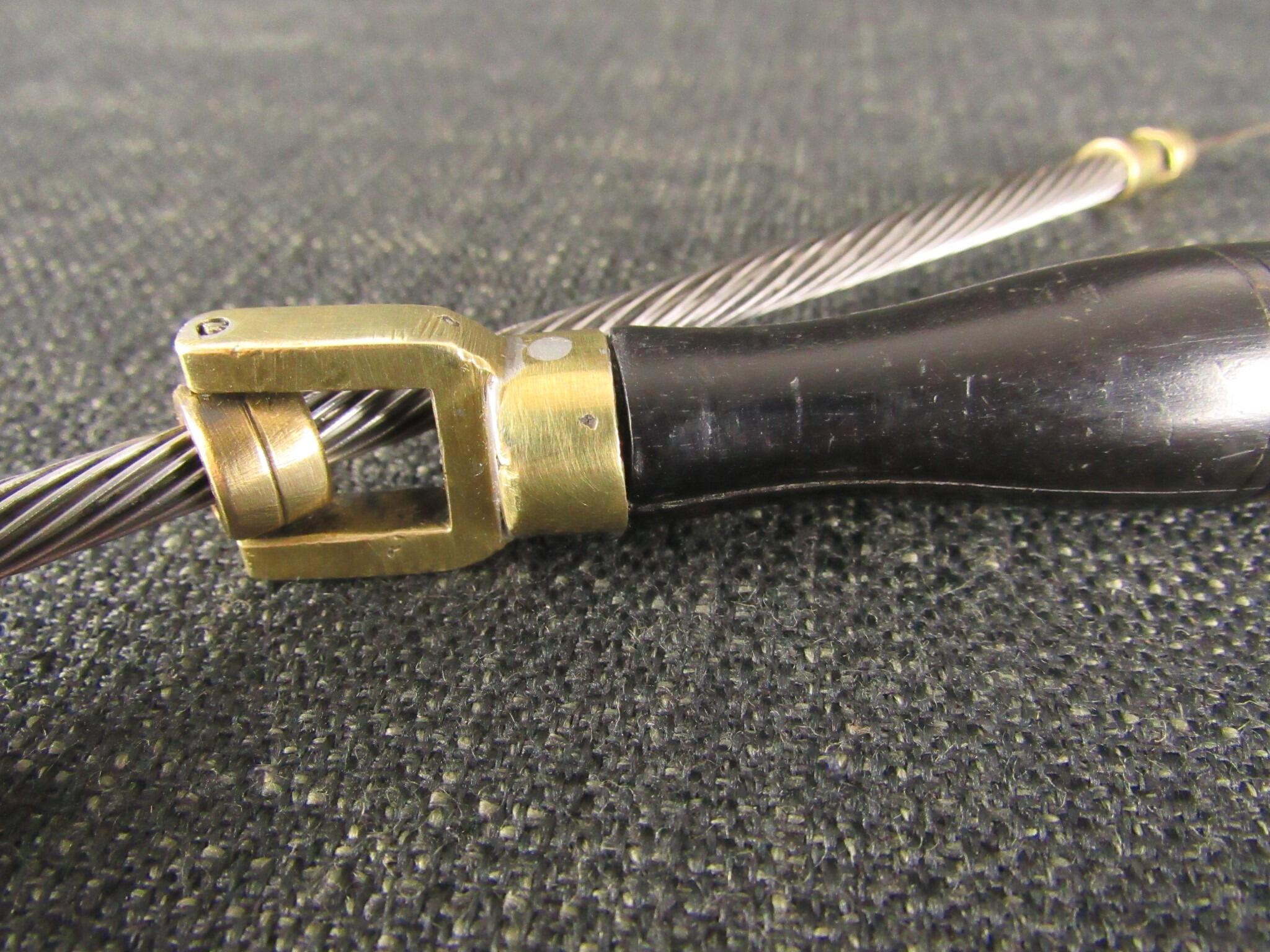 Ebony & Brass Side Handle Archimedean Drill by ARCHER *SOLD*