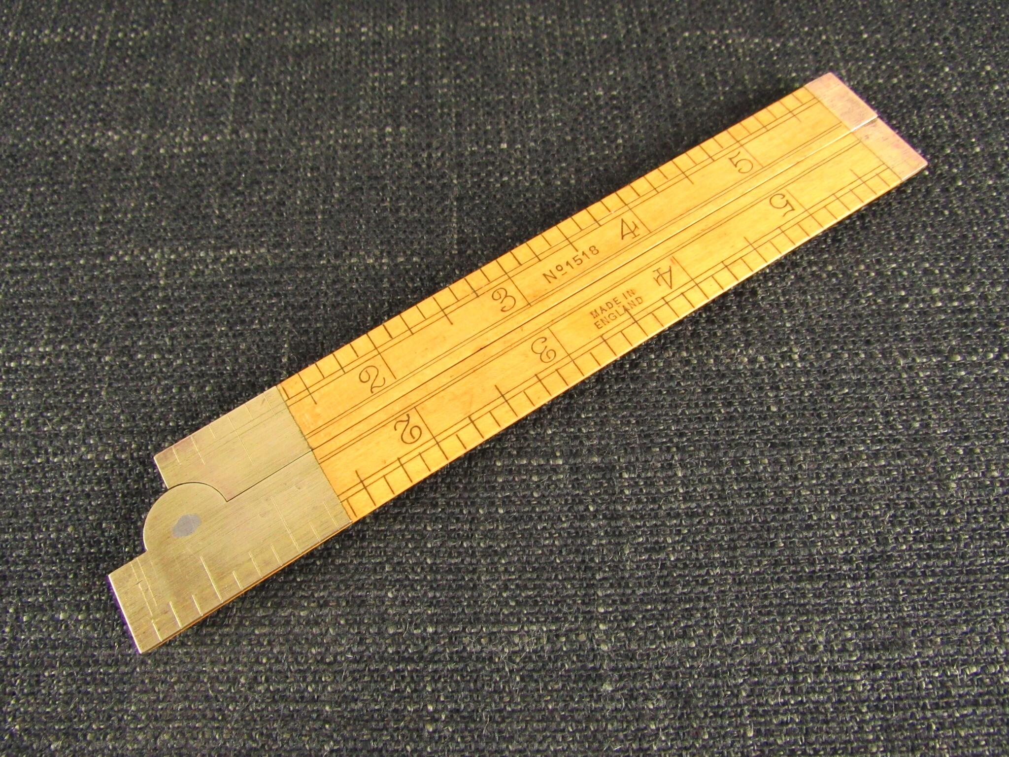 Loz Rabone 6 inch RABONE 1518 Tailors Diagram Rule & Square *SOLD*