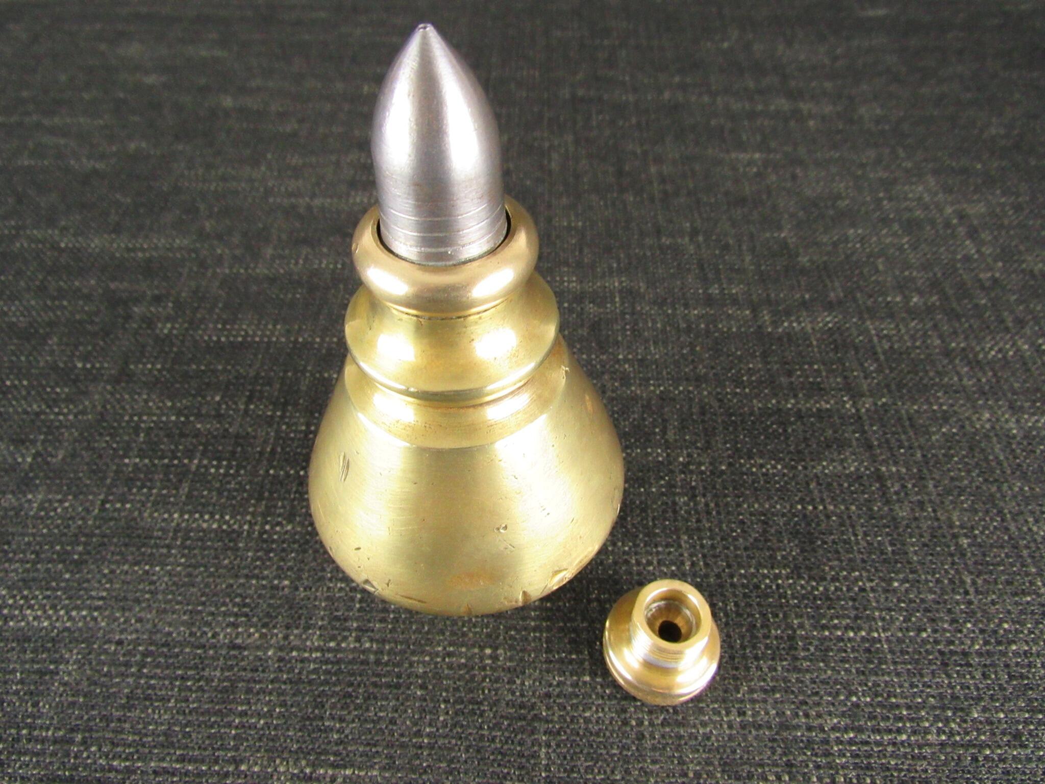 Large Brass Plumb Bob with Steel Point *SOLD*