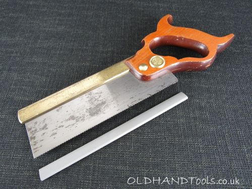 8 inch ET ROBERTS & LEE Majestic Brass Back Dovetail Saw