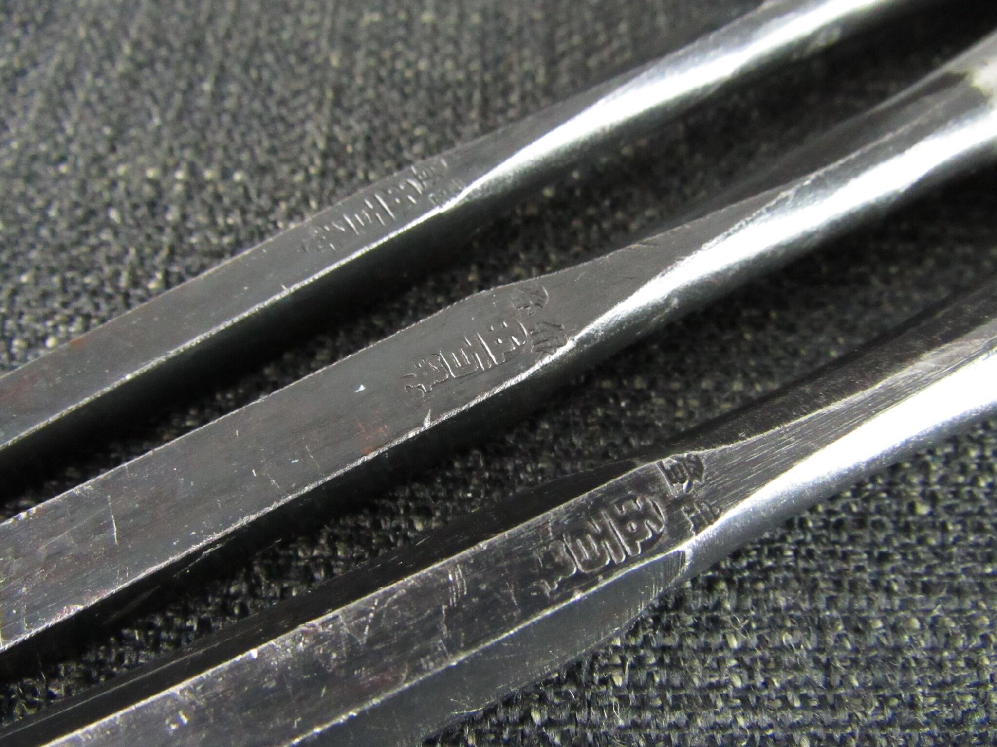3 Graduated Japanese Oire Nomi Chisels