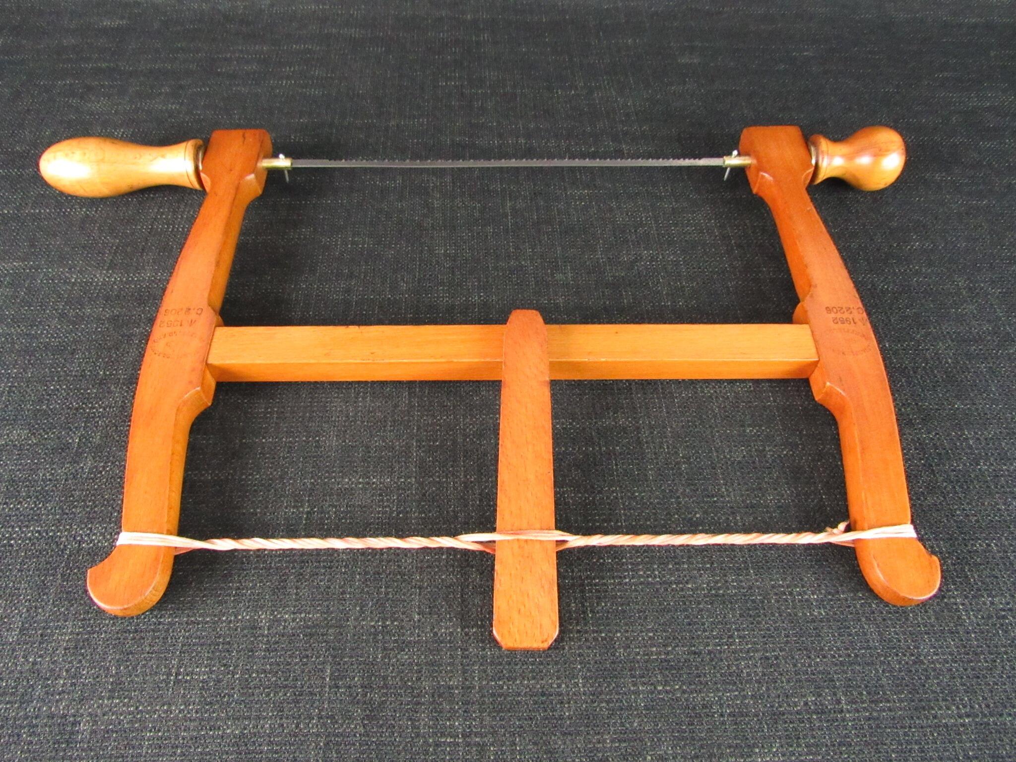 MARPLES Wooden Bow Saw with Military Marks