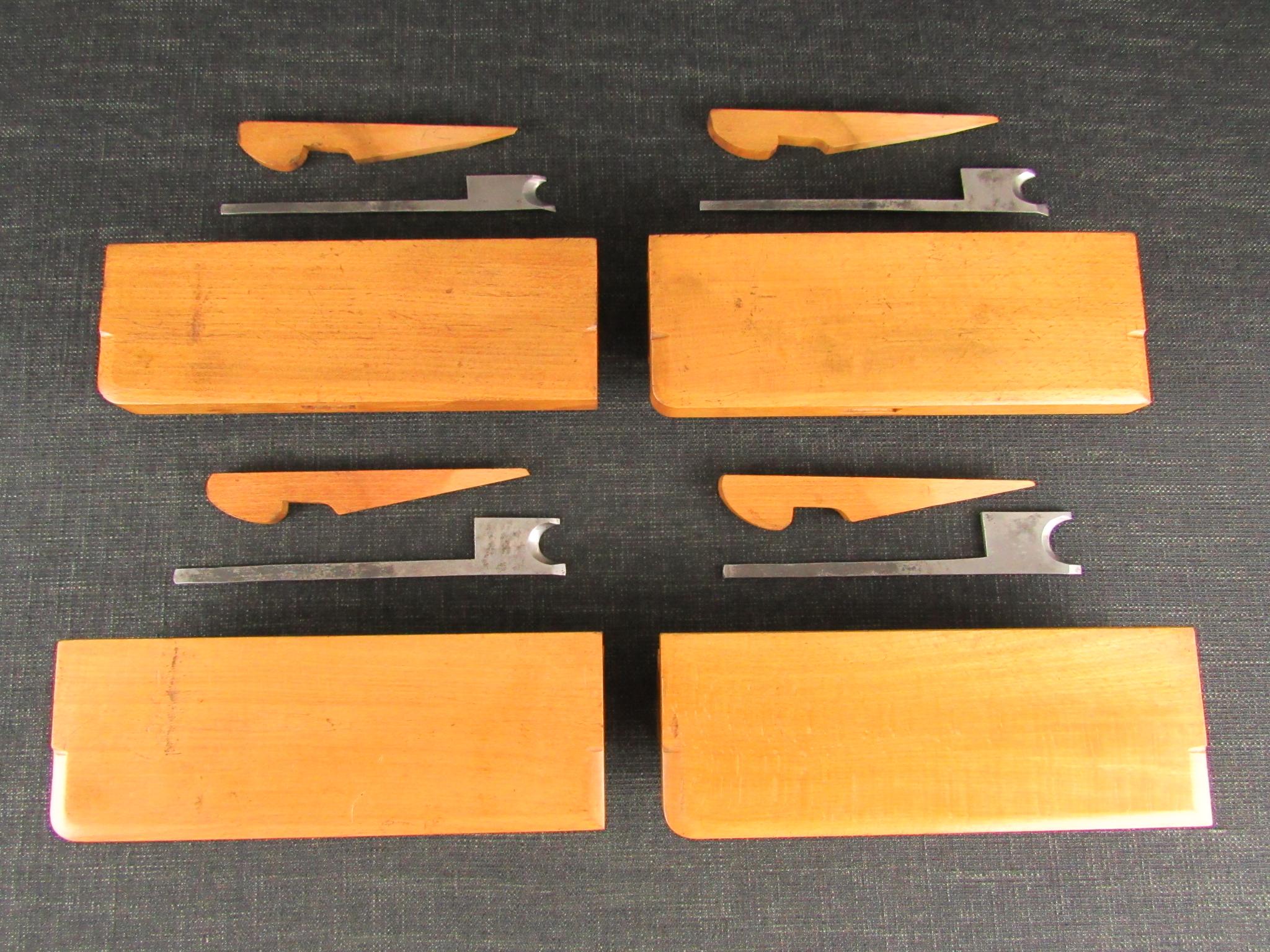 Set of 10 VARVILL Side Bead Moulding Planes