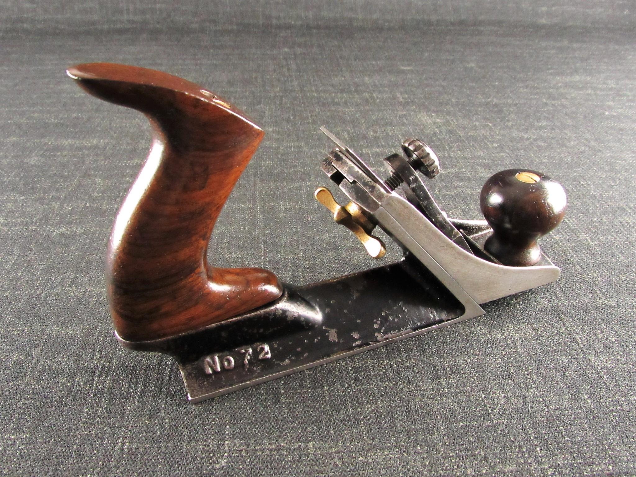 Scarce Early American STANLEY No 72 Chamfer Plane - Type 2
