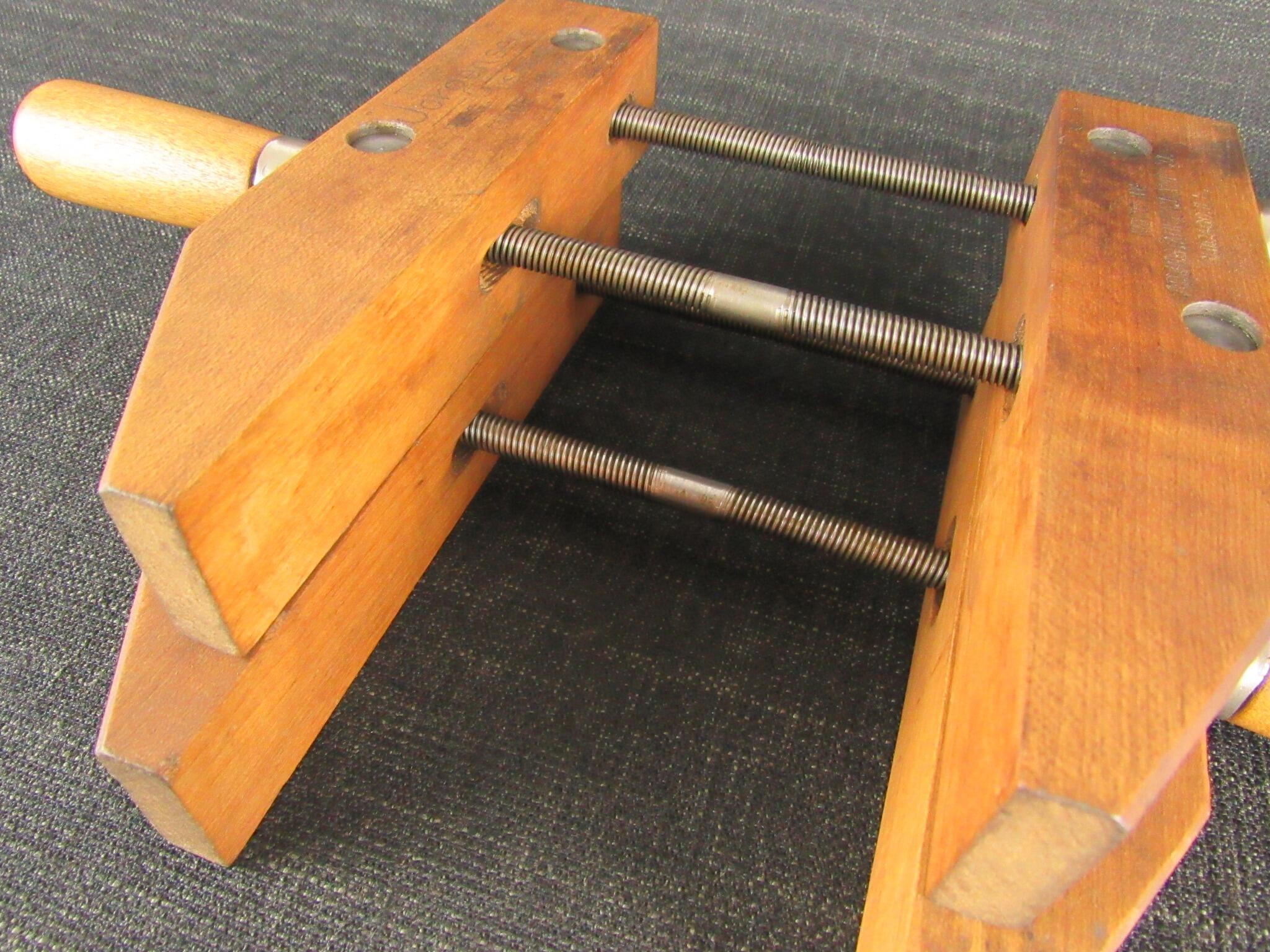 Vintage WOOD CLAMP JORGENSEN 4 JAW BY ADJUSTABLE CLAMP CO. CHICAGO-Made in  USA