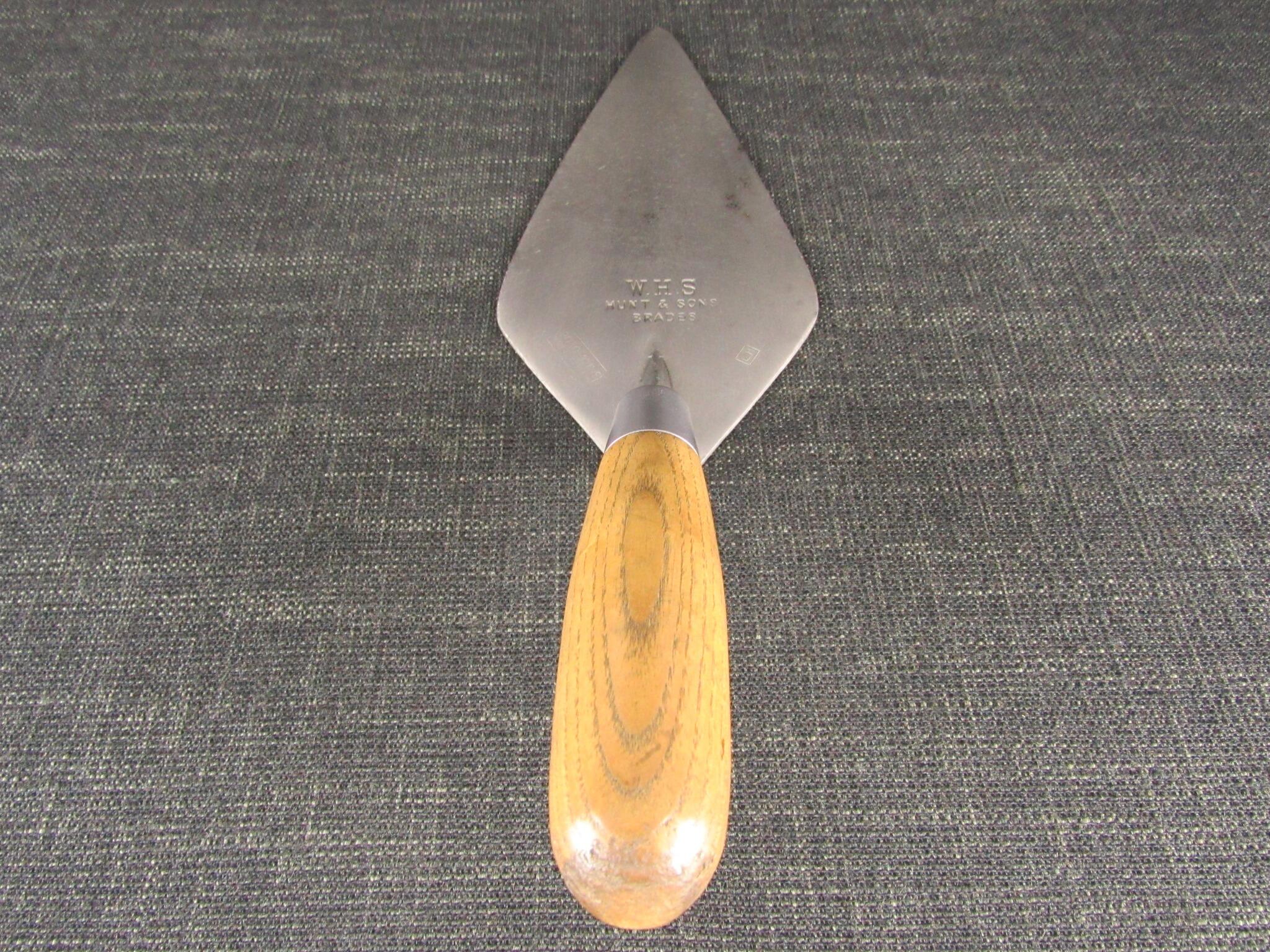 Vintage Left Handed WHS BRADES 2030 Bricklayers Trowel 10 inch *SOLD*