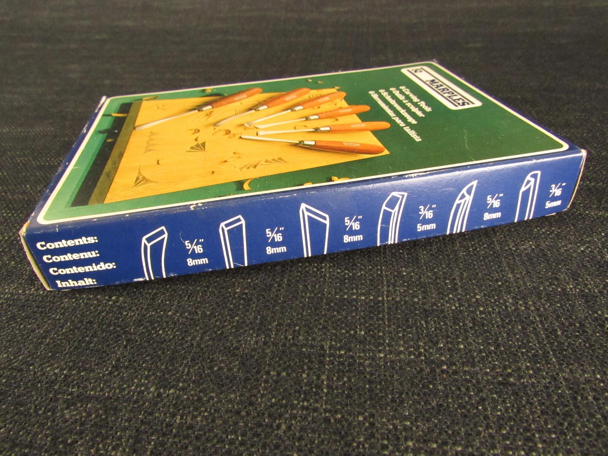 Set of 6 MARPLES M153 Carving Tools *SOLD*