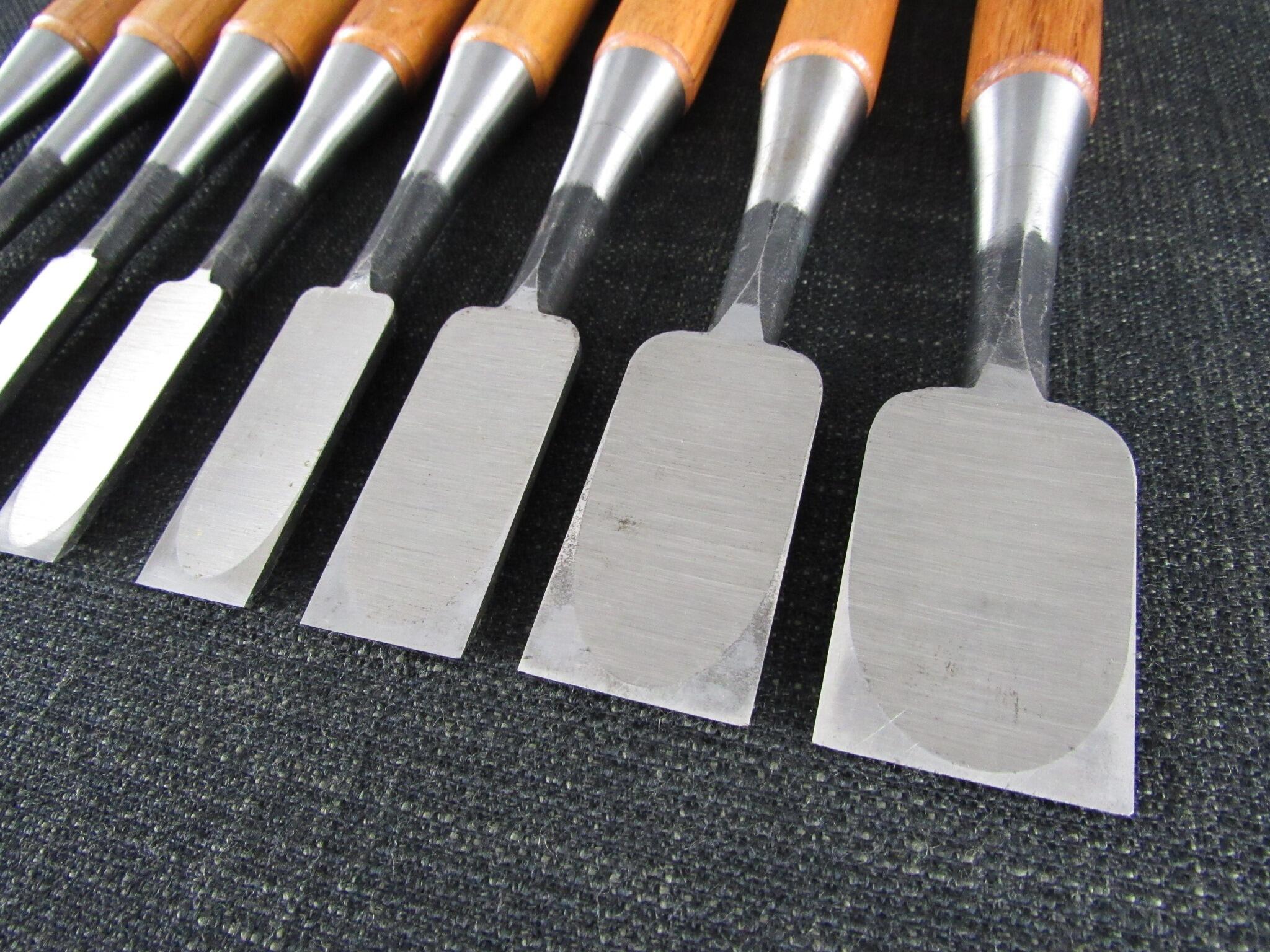 Set of 8 Japanese Chisels *SOLD*