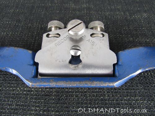 Blue RECORD A151 Adjustable Spokeshave - Curved Face